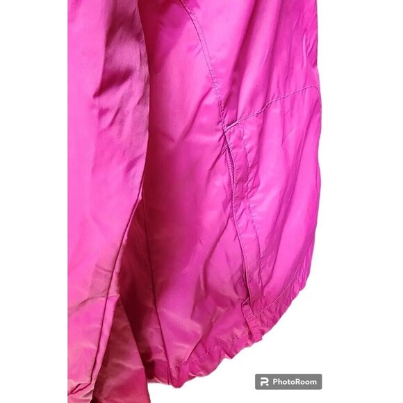 Columbia Nylon Running Hoodie Size Medium Pink Full Zip - Picture 4 of 9